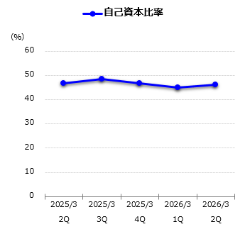 自己資本比率グラフ