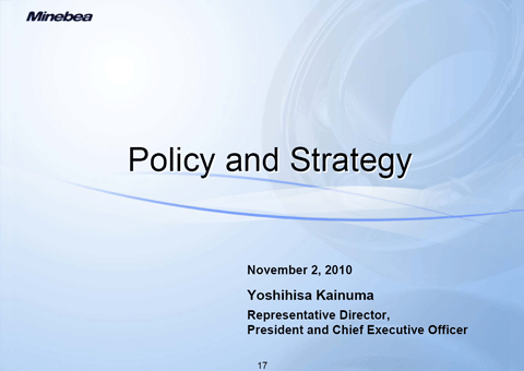 Policy and Strategy