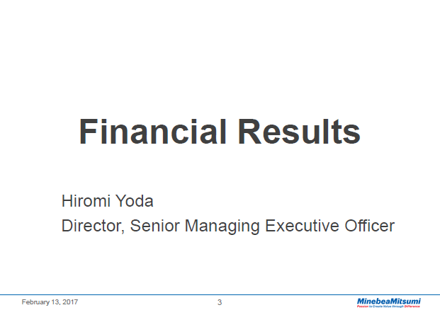 Financial Results