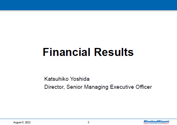 Financial Results