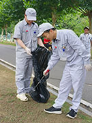 Scene from the cleanup day (1 of 2).