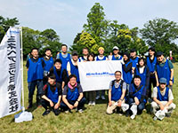 Group photo of the volunteers.