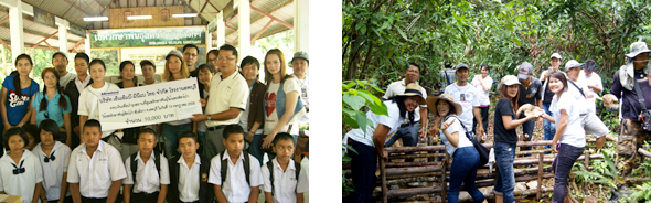 image : Minebea Group employees in Thailand take part in forestry conservation campaign