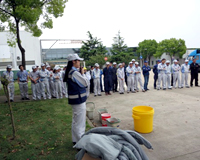 image : Emergency Response Training being conducted at the Shanghai Plant