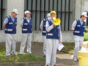 image : Chemical substance leakage preparedness training session at Shanghai Plant
