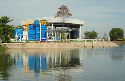 image : Rainwater reservoir and rainwater reuse system at the Bang Pa-in Plant