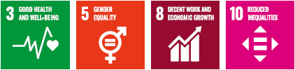 SDGs icon : Priority Topic 3 Maximizing the power of employees