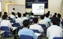 image : A training program in session