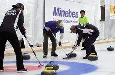 image : The Minebea Cup curling tournament