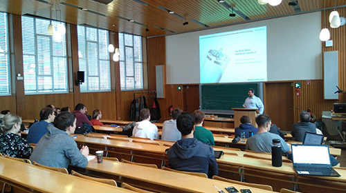 image : On-site lecture at universities (Germany)