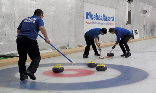 image : The MinebeaMitsumi Cup curling tournament