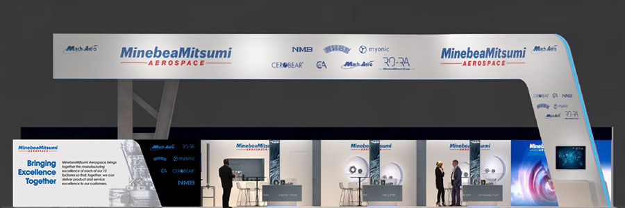 Image of MinebeaMitsumi Aerospace's Booth